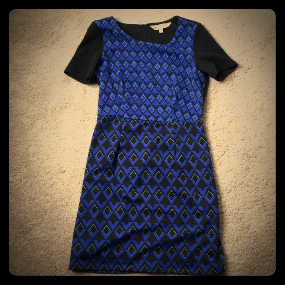 Yumi Quinn Diamond Geo Print Dress (Stitch Fix)